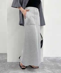 ラメ裏毛タイトスカート
