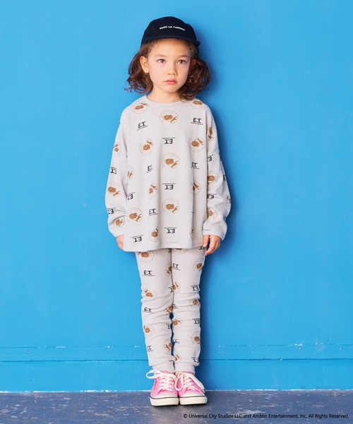 MARKEY'S（マーキーズ）の「【E.T.】別注ワッフルロンT（Tシャツ/カットソー・キッズ・グレー・100/90/80/130/120/110/95）」の6枚目の写真
