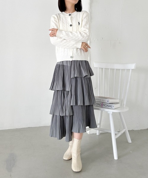 セール】ボリュームティアードスカート（スカート）｜CLEA（クレア）の