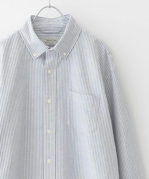 URBAN RESEARCH Sonny Label（アーバンリサーチサニーレーベル）の「『XSサイズ/WEB限定』抗菌オックスボタンダウン長袖シャツ（シャツ/ブラウス・メンズ・ホワイト系その他/ホワイト/ネイビー/ブルー系その他/ライトブルー/ブラック系その他・SMALL/X-SMALL/X-LARGE/LARGE/MEDIUM）」の3枚目の写真