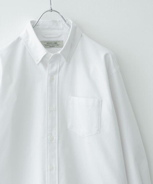 URBAN RESEARCH Sonny Label（アーバンリサーチサニーレーベル）の「『XSサイズ/WEB限定』抗菌オックスボタンダウン長袖シャツ（シャツ/ブラウス・メンズ・ホワイト系その他/ホワイト/ネイビー/ブルー系その他/ライトブルー/ブラック系その他・SMALL/X-SMALL/X-LARGE/LARGE/MEDIUM）」の2枚目の写真
