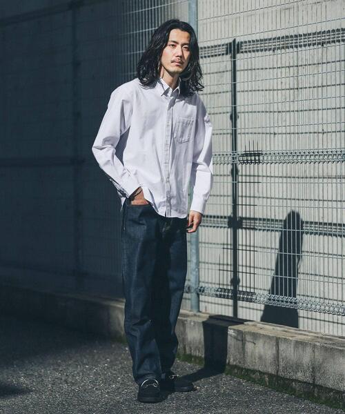 URBAN RESEARCH Sonny Label（アーバンリサーチサニーレーベル）の「『XSサイズ/WEB限定』抗菌オックスボタンダウン長袖シャツ（シャツ/ブラウス・メンズ・ホワイト系その他/ホワイト/ネイビー/ブルー系その他/ライトブルー/ブラック系その他・SMALL/X-SMALL/X-LARGE/LARGE/MEDIUM）」の9枚目の写真