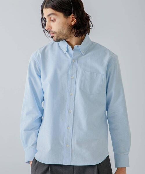 URBAN RESEARCH Sonny Label（アーバンリサーチサニーレーベル）の「『XSサイズ/WEB限定』抗菌オックスボタンダウン長袖シャツ（シャツ/ブラウス・メンズ・ホワイト系その他/ホワイト/ネイビー/ブルー系その他/ライトブルー/ブラック系その他・SMALL/X-SMALL/X-LARGE/LARGE/MEDIUM）」の13枚目の写真