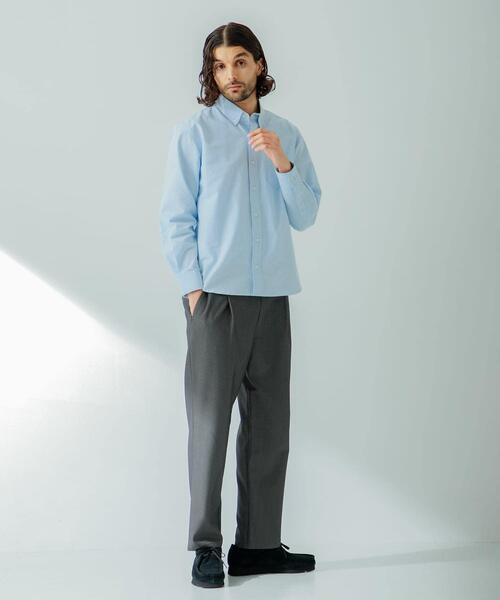 URBAN RESEARCH Sonny Label（アーバンリサーチサニーレーベル）の「『XSサイズ/WEB限定』抗菌オックスボタンダウン長袖シャツ（シャツ/ブラウス・メンズ・ホワイト系その他/ホワイト/ネイビー/ブルー系その他/ライトブルー/ブラック系その他・SMALL/X-SMALL/X-LARGE/LARGE/MEDIUM）」の18枚目の写真