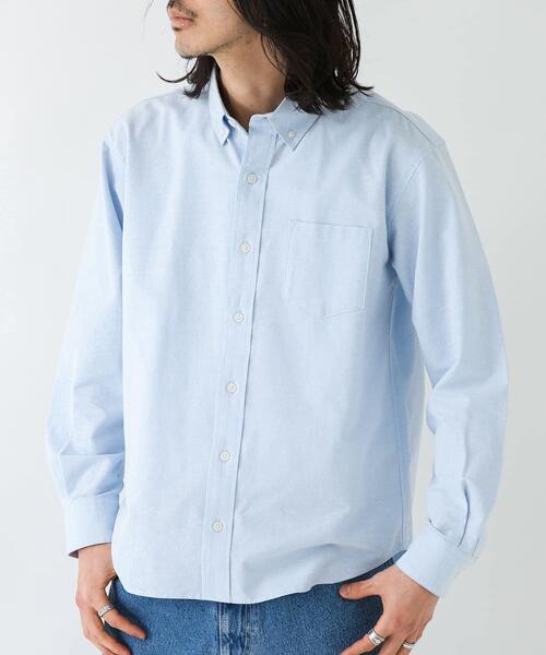 URBAN RESEARCH Sonny Label（アーバンリサーチサニーレーベル）の「『XSサイズ/WEB限定』抗菌オックスボタンダウン長袖シャツ（シャツ/ブラウス・メンズ・ホワイト系その他/ホワイト/ネイビー/ブルー系その他/ライトブルー/ブラック系その他・SMALL/X-SMALL/X-LARGE/LARGE/MEDIUM）」の21枚目の写真