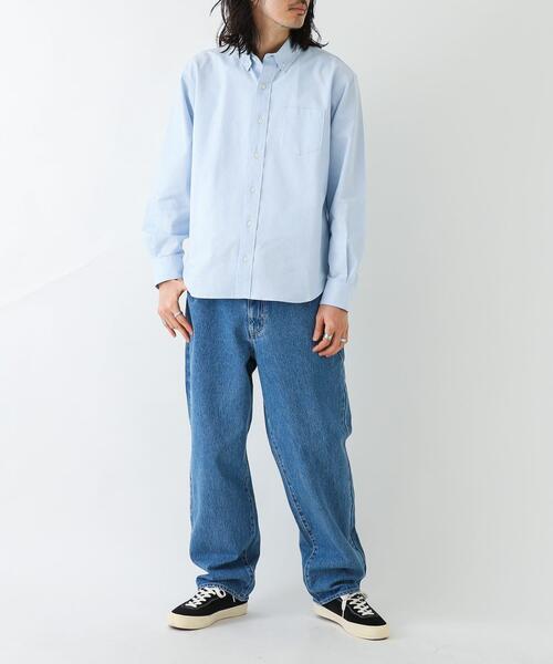 URBAN RESEARCH Sonny Label（アーバンリサーチサニーレーベル）の「『XSサイズ/WEB限定』抗菌オックスボタンダウン長袖シャツ（シャツ/ブラウス・メンズ・ホワイト系その他/ホワイト/ネイビー/ブルー系その他/ライトブルー/ブラック系その他・SMALL/X-SMALL/X-LARGE/LARGE/MEDIUM）」の22枚目の写真