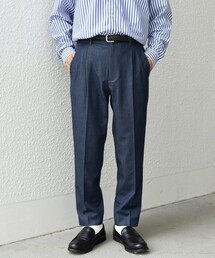 SHIPS any | SHIPS any: 〈洗濯機可能〉1タック デニムライク テーパードトラウザーズ パンツ◇(デニムパンツ)