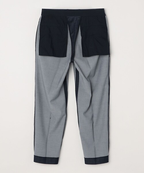 SHIPS any（シップス エニィ）の「SHIPS any: 〈洗濯機可能〉1タック デニムライク テーパードトラウザーズ パンツ◇（デニムパンツ・メンズ・ネイビー/チャコールグレー・X-LARGE/LARGE/MEDIUM/SMALL）」の16枚目の写真