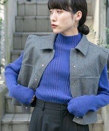 KBF | 『UR TECH』illi　ランダムRIBハイネックニット(ニット/セーター)