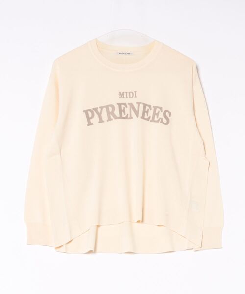 【セール】【セットアップ可能】フロントロゴニットプルオーバー（ニット/セーター）｜PICCIN（ピッチン）