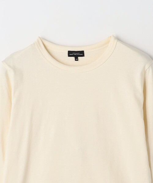 green label relaxing（グリーンレーベルリラクシング）の「TJ 天竺 袖配色 ロングスリーブ / キッズ  100cm-130cm（Tシャツ/カットソー・キッズ・ライラック/ブラック/オフホワイト/ブラウン・100cm/130cm/120cm/110cm）」の22枚目の写真