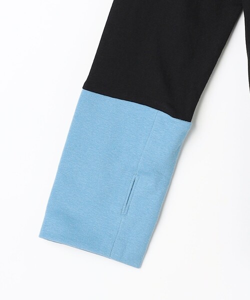 green label relaxing（グリーンレーベルリラクシング）の「TJ 天竺 袖配色 ロングスリーブ / キッズ  100cm-130cm（Tシャツ/カットソー・キッズ・ライラック/ブラック/オフホワイト/ブラウン・100cm/130cm/120cm/110cm）」の15枚目の写真