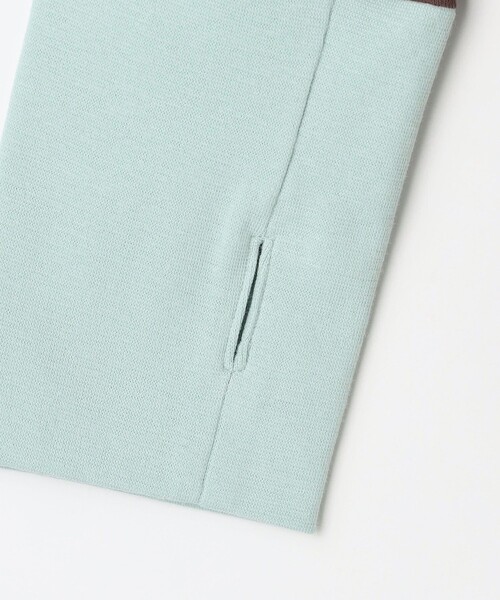 green label relaxing（グリーンレーベルリラクシング）の「TJ 天竺 袖配色 ロングスリーブ / キッズ  100cm-130cm（Tシャツ/カットソー・キッズ・ライラック/ブラック/オフホワイト/ブラウン・100cm/130cm/120cm/110cm）」の9枚目の写真