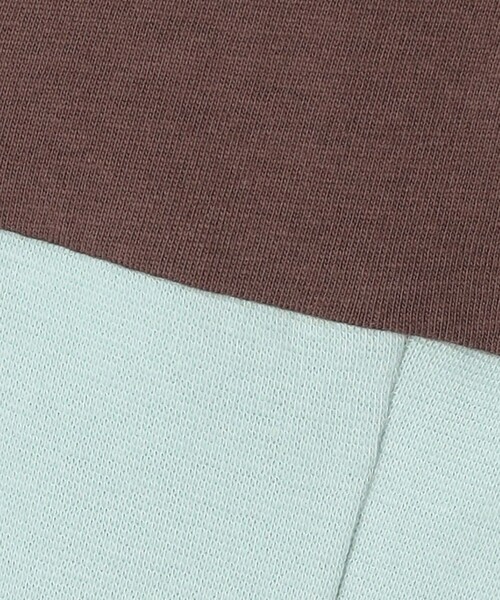 green label relaxing（グリーンレーベルリラクシング）の「TJ 天竺 袖配色 ロングスリーブ / キッズ  100cm-130cm（Tシャツ/カットソー・キッズ・ライラック/ブラック/オフホワイト/ブラウン・100cm/130cm/120cm/110cm）」の8枚目の写真