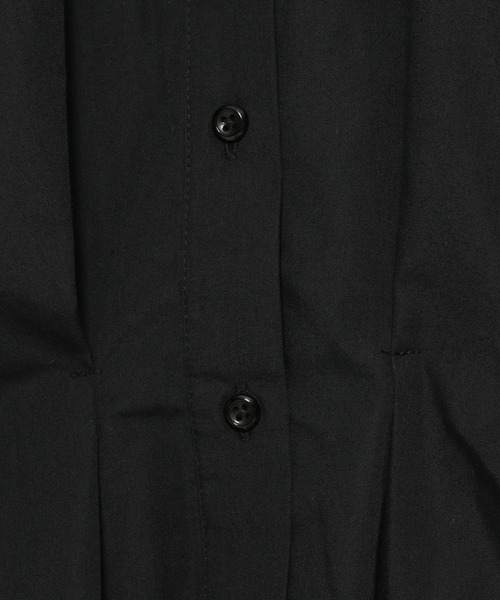 mysty woman（ミスティウーマン）の「ボリュームウエストタックシャツ 144241（シャツ/ブラウス・レディース・ブラック/ライトカーキ/オフホワイト・FREE）」の15枚目の写真