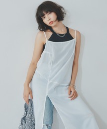 BARRETTA | シースルーレイヤードワンピース(ワンピース)