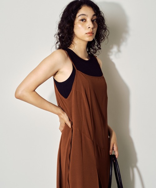 BARRETTA（バレッタ）の「シースルーレイヤードワンピース（ワンピース・レディース・ホワイト/ブラウン/ブラック・FREE）」の11枚目の写真