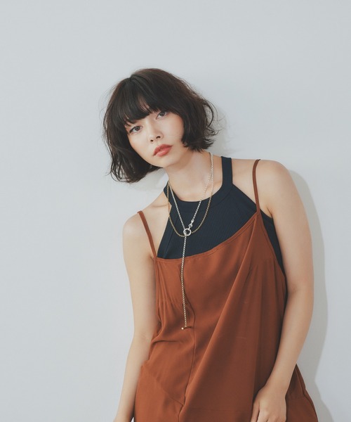 BARRETTA（バレッタ）の「シースルーレイヤードワンピース（ワンピース・レディース・ホワイト/ブラウン/ブラック・FREE）」の20枚目の写真