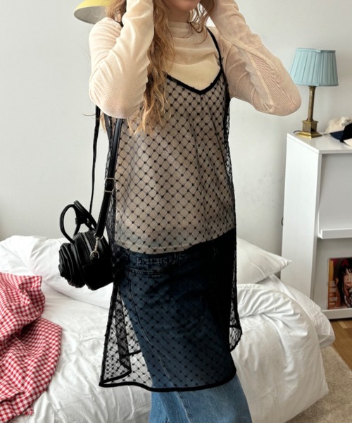 ワンピース BIRTHDAY CAMISOLE 2WAY DRESS JACQUARD CAMISOLE DRESS - BIRTHDAY BASH