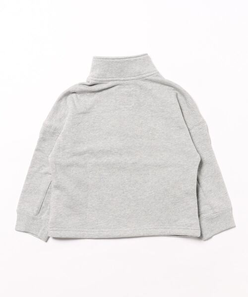 Smoothy（スムージー）の「SMOOTHY Harf Zip sweat / スムージー ハーフジップスウェット（スウェット・キッズ・ヘザーグレー/カーキ/パープル・SMALL/MEDIUM/LARGE/X-LARGE）」の4枚目の写真