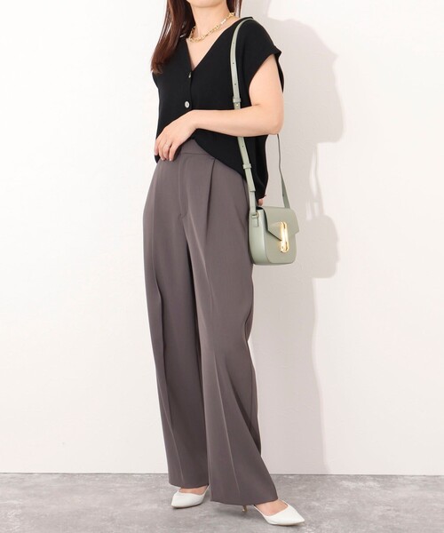 DEMELLIER LONDON（デメリエーロンドン）の「【DeMellier／デメリエー】Small Vancouver（ショルダーバッグ・レディース・カーキ/ブラック・FREE）」の7枚目の写真