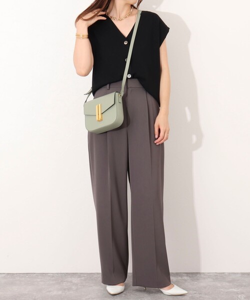 DEMELLIER LONDON（デメリエーロンドン）の「【DeMellier／デメリエー】Small Vancouver（ショルダーバッグ・レディース・カーキ/ブラック・FREE）」の9枚目の写真