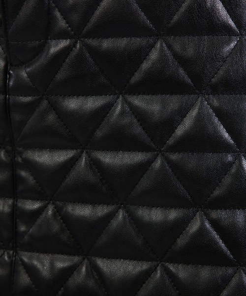 SPIRALGIRL（スパイラルガール）の「キルティングミニスカート（スカート・レディース・ブラック系/ブルー・FREE）」の9枚目の写真