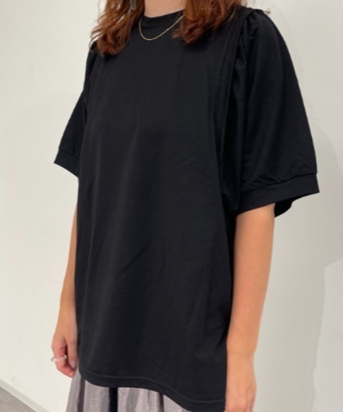 【WEB・一部店舗限定】ボリュームスリーブカットソー(Tシャツ/カットソー)|ROSE BUD(ローズバッド)