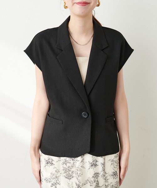 natural couture（ナチュラルクチュール）の「ショートフレンチジャケット（その他アウター・レディース・その他1/ブラウン/ブラック・FREE）」の21枚目の写真