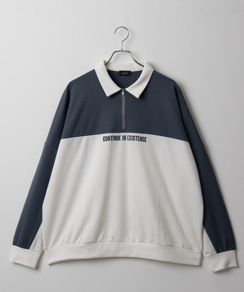 BROWNY(ブラウニー)の「BROWNY/ドルマンポンチハーフZIPプルオーバー(スウェット・メンズ・ブルー/ブラック/ダークグレー・LARGE/MEDIUM)」の21枚目の写真