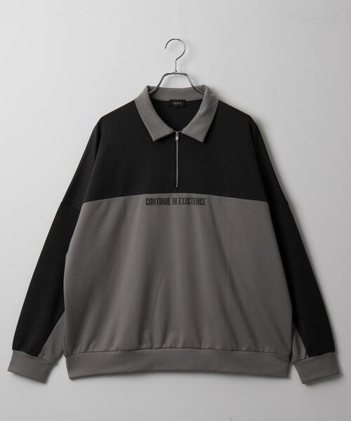 BROWNY(ブラウニー)の「BROWNY/ドルマンポンチハーフZIPプルオーバー(スウェット・メンズ・ブルー/ブラック/ダークグレー・LARGE/MEDIUM)」の22枚目の写真