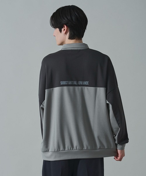 BROWNY(ブラウニー)の「BROWNY/ドルマンポンチハーフZIPプルオーバー(スウェット・メンズ・ブルー/ブラック/ダークグレー・LARGE/MEDIUM)」の13枚目の写真