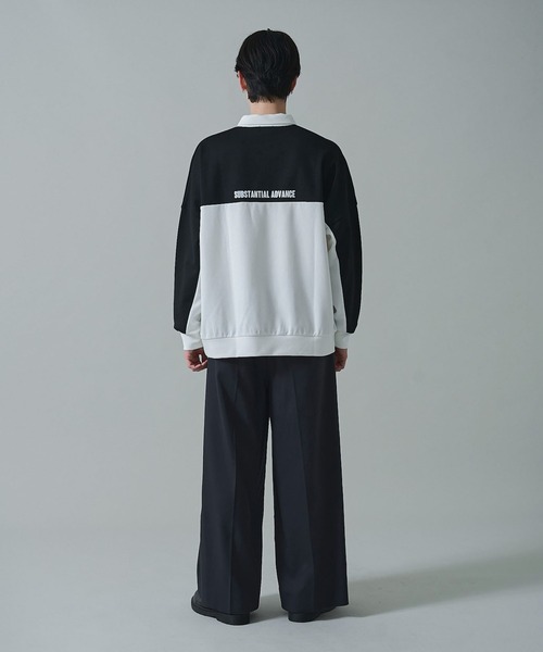 BROWNY(ブラウニー)の「BROWNY/ドルマンポンチハーフZIPプルオーバー(スウェット・メンズ・ブルー/ブラック/ダークグレー・LARGE/MEDIUM)」の20枚目の写真