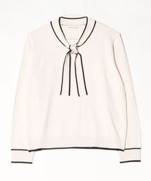 TOKYO SHIRTS | 配色ボウタイプルオーバー レディース(ニット/セーター)