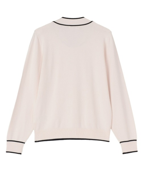 TOKYO SHIRTS（トウキョウシャツ）の「配色ボウタイプルオーバー レディース（ニット/セーター・レディース・グレー/オフホワイト/ネイビー・M/L/LL）」の4枚目の写真