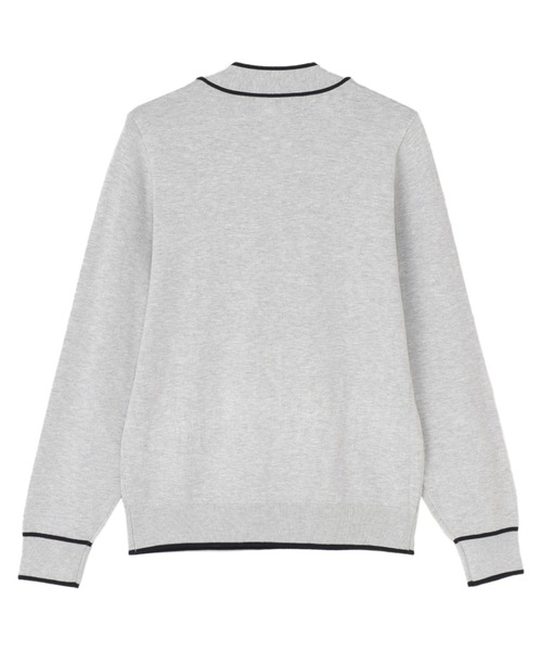 TOKYO SHIRTS（トウキョウシャツ）の「配色ボウタイプルオーバー レディース（ニット/セーター・レディース・グレー/オフホワイト/ネイビー・M/L/LL）」の9枚目の写真