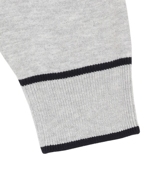 TOKYO SHIRTS（トウキョウシャツ）の「配色ボウタイプルオーバー レディース（ニット/セーター・レディース・グレー/オフホワイト/ネイビー・M/L/LL）」の12枚目の写真