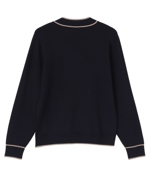 TOKYO SHIRTS（トウキョウシャツ）の「配色ボウタイプルオーバー レディース（ニット/セーター・レディース・グレー/オフホワイト/ネイビー・M/L/LL）」の14枚目の写真