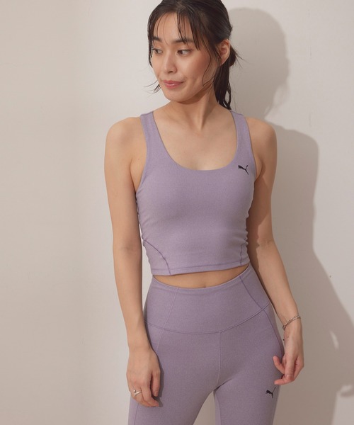 PUMA（プーマ）の「【PUMA】FOUNDATION ブラカップつきタンクトップ（タンクトップ・レディース・ラベンダー/ブラック・S/M/L）」の16枚目の写真