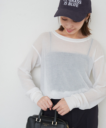 SLOBE IENA | ワッフルシアーカットソー(Tシャツ/カットソー)