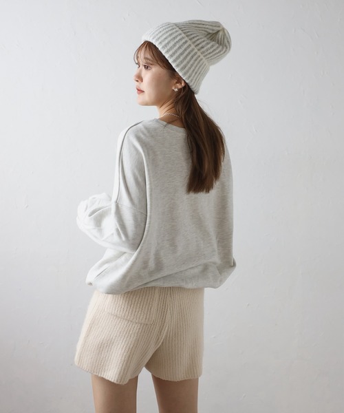 ホーンガーメント　長袖ニット　ショートパンツ　コラボ　　サイズ38 春秋　新品 ホーンガーメント 長袖ニット ショートパンツ コラボ サイズ38 春秋 新品