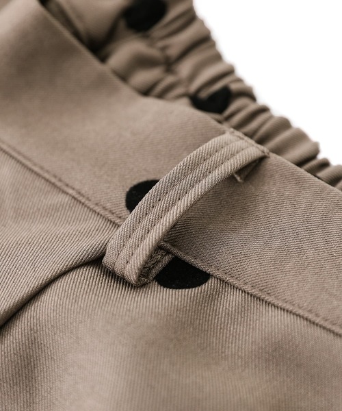 n'OrLABEL（ノアールレーベル）の「『フロッキードットワイドパンツ』（その他パンツ・レディース・チャコール/モカ・2/1）」の4枚目の写真