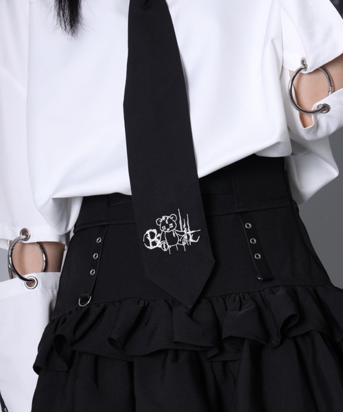 Bandit Bear刺繍ネクタイ（ネクタイ）｜Amilige（アミリージュ）の