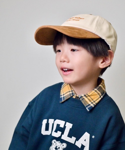CIAOPANIC TYPY(チャオパニックティピー)の「【KIDS】LOGO刺繍スウェードキャップ(キャップ・キッズ・オフホワイト/チャコールグレー/グリーン/レッド・ONE SIZE)」の16枚目の写真