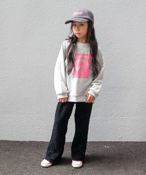 CIAOPANIC TYPY(チャオパニックティピー)の「【KIDS】LOGO刺繍スウェードキャップ(キャップ・キッズ・オフホワイト/チャコールグレー/グリーン/レッド・ONE SIZE)」の21枚目の写真