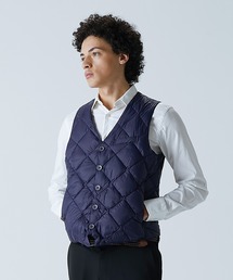 TAION(タイオン)の【TAION(タイオン)】〈メンズ〉シティ シングルボタン ダウンジレ(ダウンベスト)