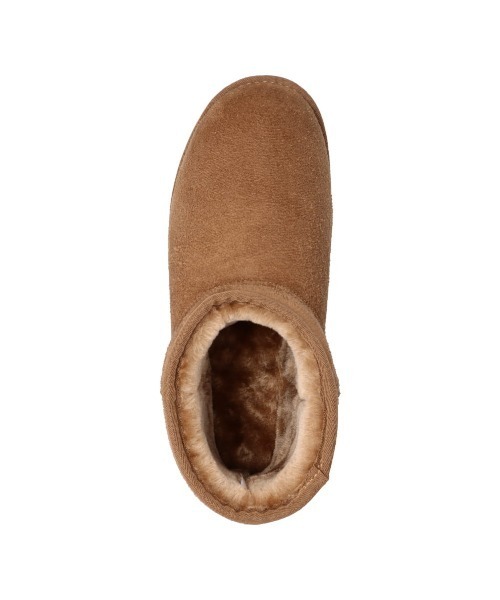 moz（モズ）の「防滑 厚底ムートン風 ブーツ（ブーツ・レディース・キャメル/ブラック・S/M/LL/L）」の6枚目の写真