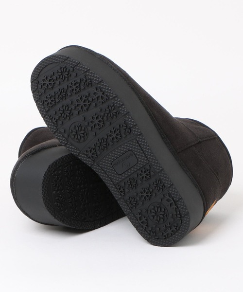 moz（モズ）の「防滑 厚底ムートン風 ブーツ（ブーツ・レディース・キャメル/ブラック・S/M/LL/L）」の18枚目の写真