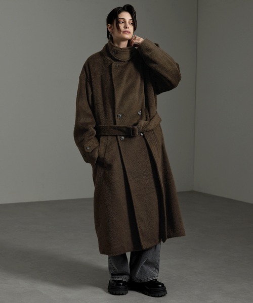 セール】【CIYOT-シヨウト-】シャギーメルトンダブルブレストオーバー