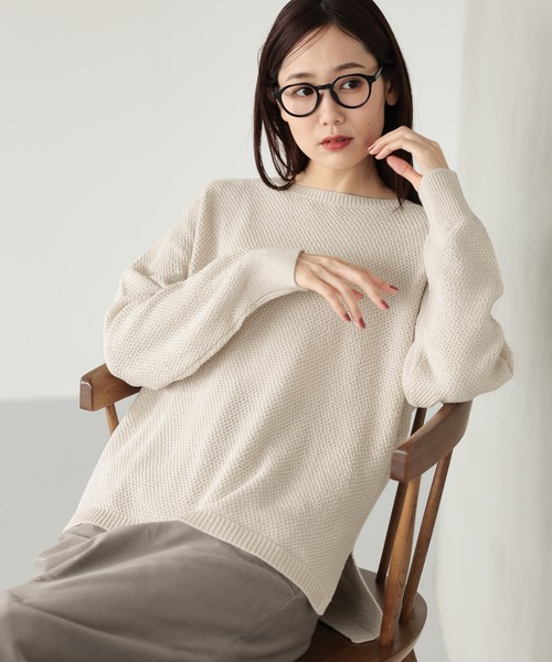 セール】スッキレイラメカノコプルオーバー/115563（ニット/セーター